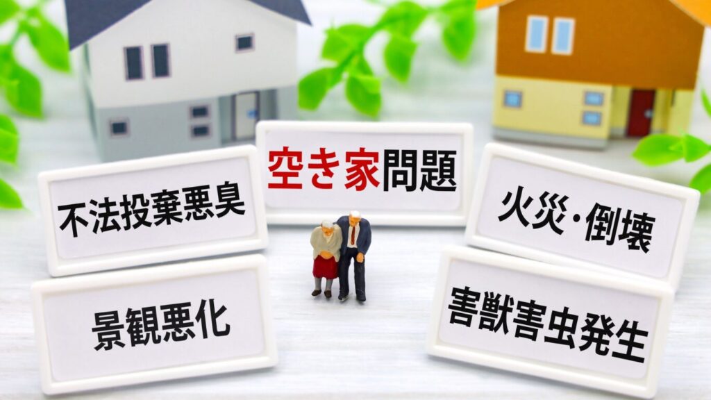空き家問題のイメージ写真