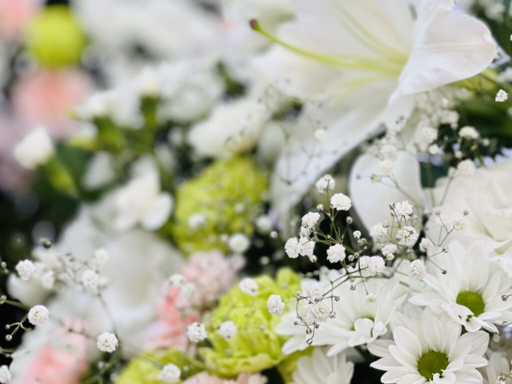 家族葬の花